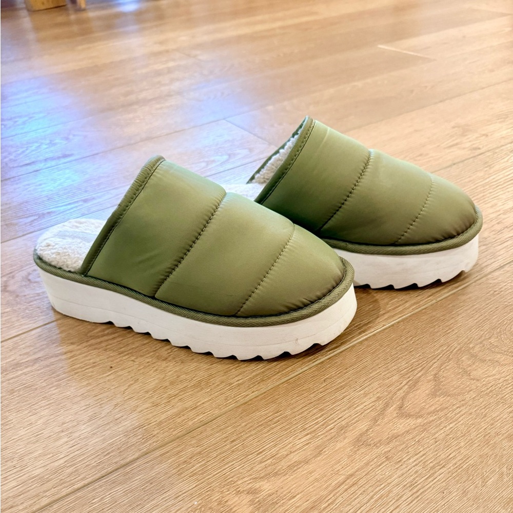 Anthropologie Platform Slippers